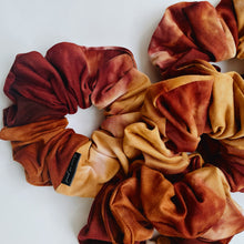 Load image into Gallery viewer, Fire tie dye scrunchie - oversized
