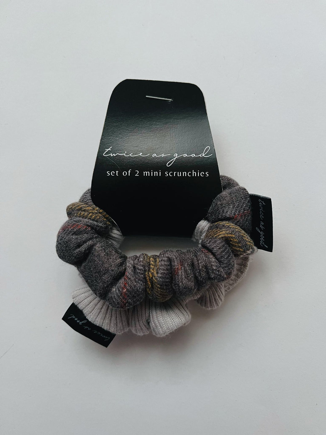 Mini set of 2 scrunchies