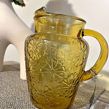 Load image into Gallery viewer, Colored glass pitcher (heavy/sturdy)
