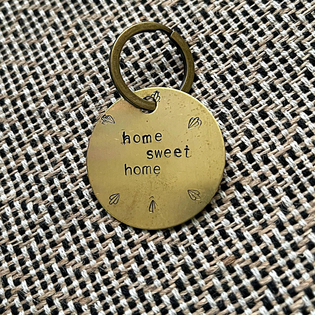 home sweet home - keychain