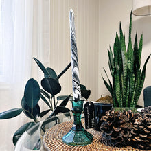Load image into Gallery viewer, Marble taper candle (set of 2)
