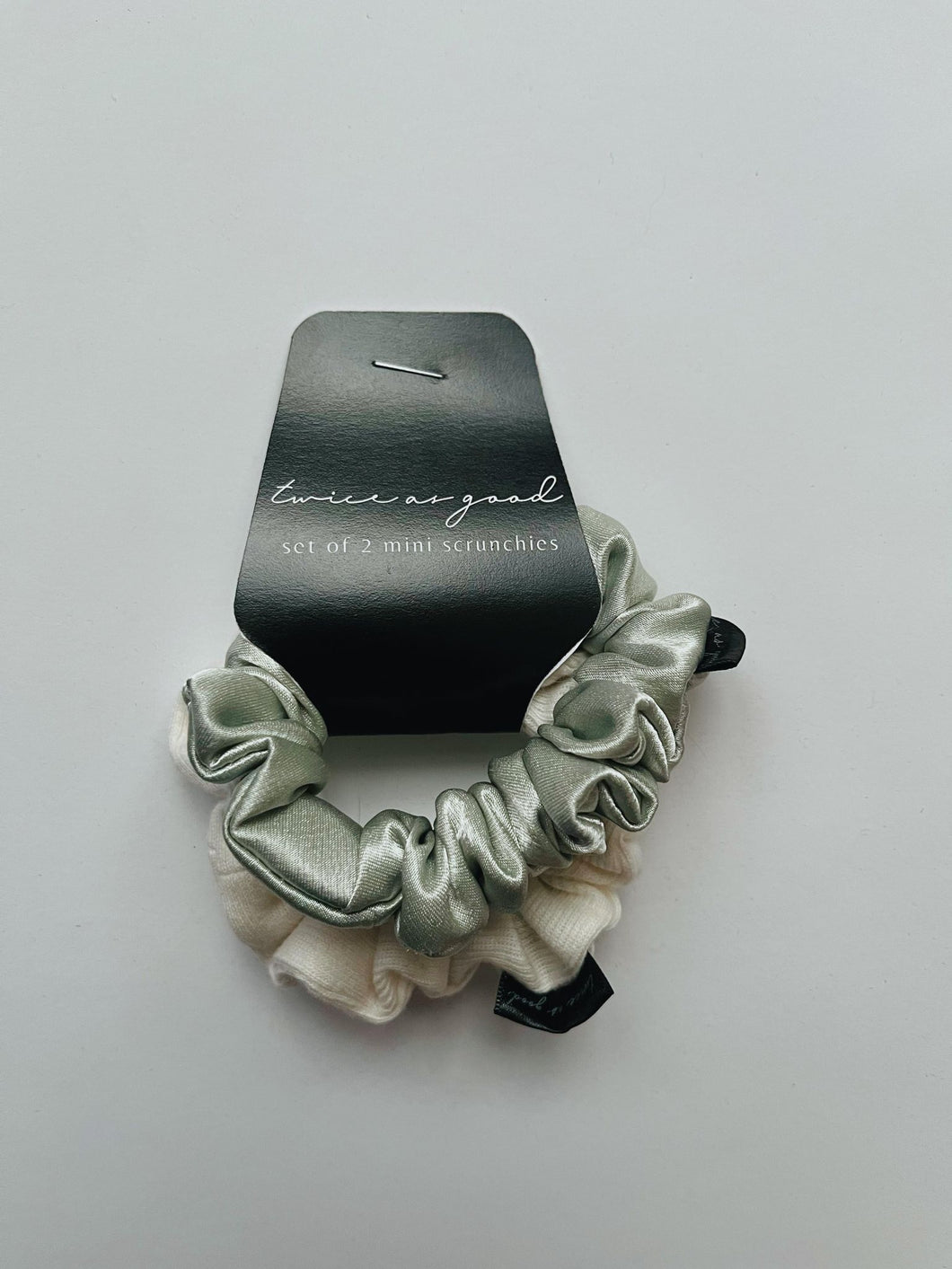 Mini set of 2 scrunchies