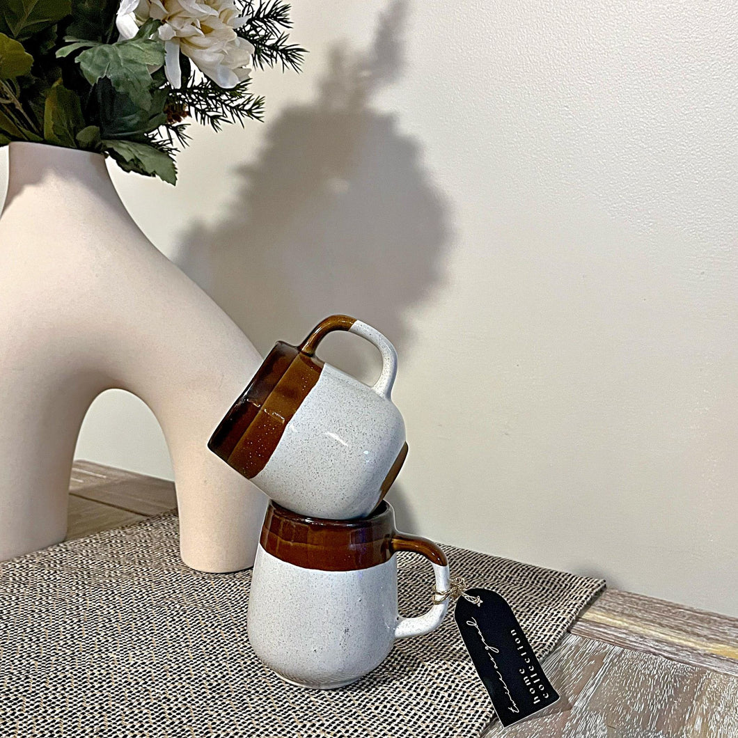 Stone mugs (set of 2)