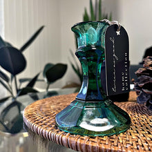 Load image into Gallery viewer, Colored glass taper candle holder
