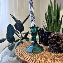 Load image into Gallery viewer, Colored glass taper candle holder
