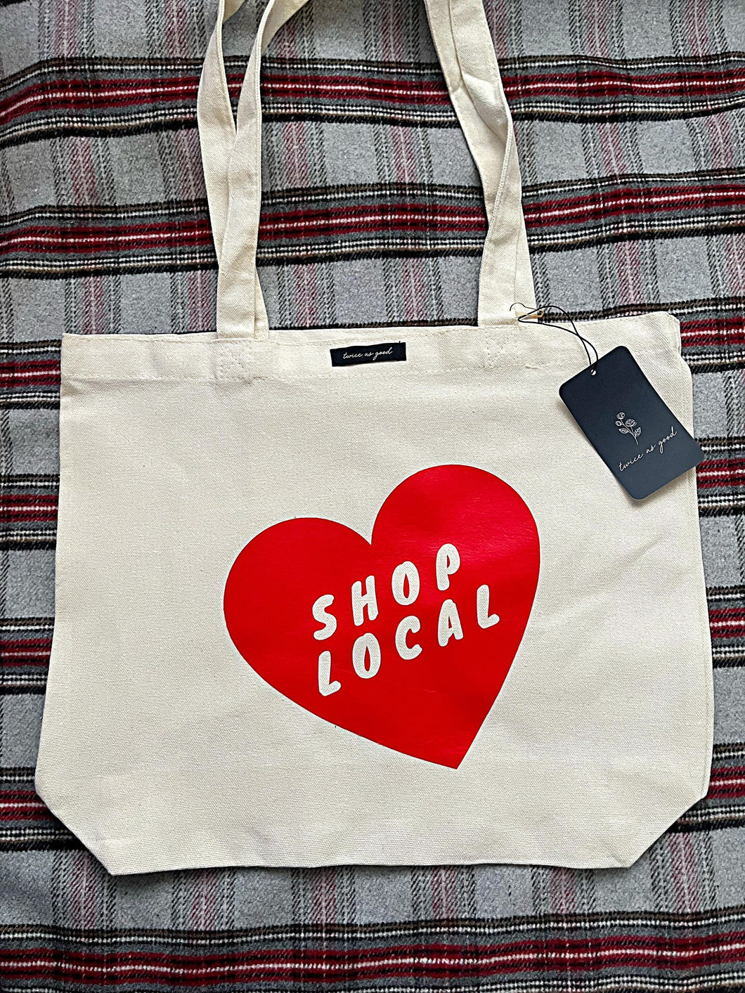 Shop local tote bag