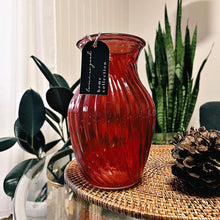 Load image into Gallery viewer, Colored glass vase
