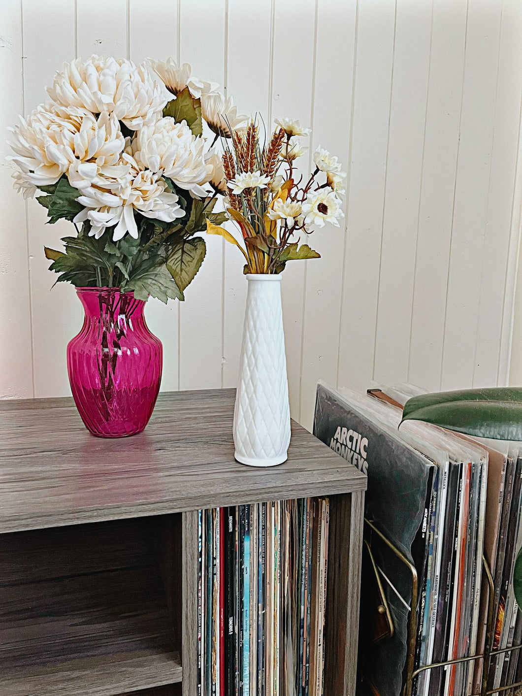 Small white vase