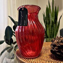Load image into Gallery viewer, Colored glass vase

