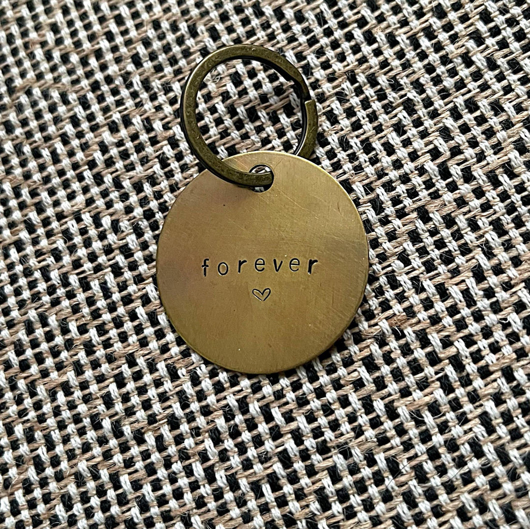 forever <3 - keychain