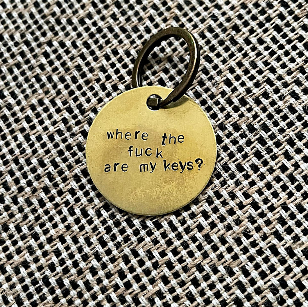 where the fuck are my keys? - keychain