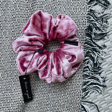 Load image into Gallery viewer, Strawberry velvet scrunchie - oversized
