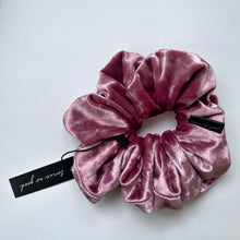 Load image into Gallery viewer, Strawberry velvet scrunchie - oversized
