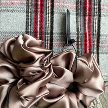 Load image into Gallery viewer, Caramel satin scrunchie - oversized

