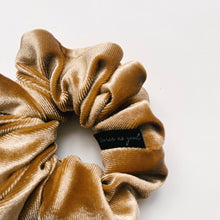 Load image into Gallery viewer, Golden velour scrunchie - classic
