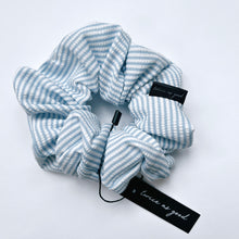 Load image into Gallery viewer, Textured stripes scrunchie - oversized
