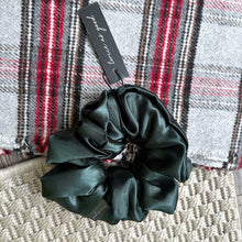 Load image into Gallery viewer, Forest satin scrunchie - oversized
