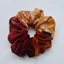 Load image into Gallery viewer, Fire tie dye scrunchie - oversized

