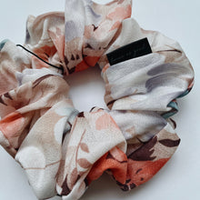 Load image into Gallery viewer, Floral chiffon scrunchie - oversized
